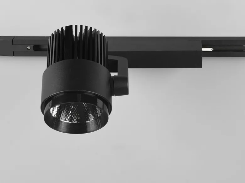 LED Strahler RADIATOR Schwarz für DUOline 2-Phasen Schienensystem