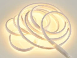 LED Streifen NEON mit Fernbedienung, RGB Farbwechsel & Dimmer - 3 Meter