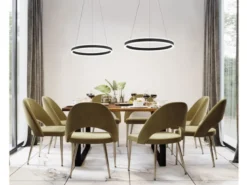 LED Tageslicht Pendelleuchte SIRKO mit Fernbedienung dimmbar, Ø 60cm
