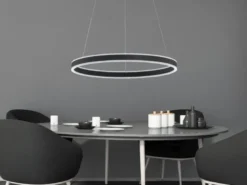 LED Tageslicht Pendelleuchte SIRKO mit Fernbedienung dimmbar, Ø 60cm