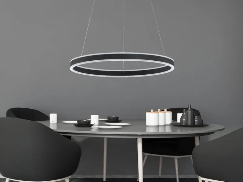 LED Tageslicht Pendelleuchte SIRKO mit Fernbedienung dimmbar, Ø 60cm