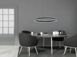 LED Tageslicht Pendelleuchte SIRKO mit Fernbedienung dimmbar, Ø 60cm