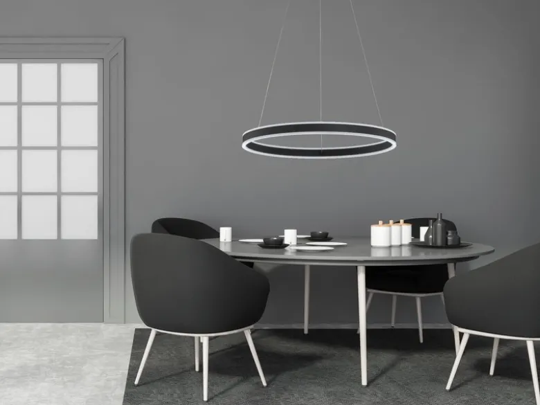 LED Tageslicht Pendelleuchte SIRKO mit Fernbedienung dimmbar, Ø 60cm