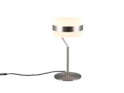 LED Tischlampe DIOS dimmbar, Lichttemperatur einstellbar, Silber, Höhe 30cm