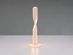 LED Tischlampe GINKO, Metall Beige, Höhe 40,5cm