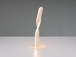 LED Tischlampe GINKO, Metall Beige, Höhe 40,5cm