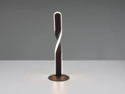 LED Tischlampe GINKO, Metall Schwarz, Höhe 40,5cm