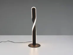 LED Tischlampe GINKO, Metall Schwarz, Höhe 40,5cm