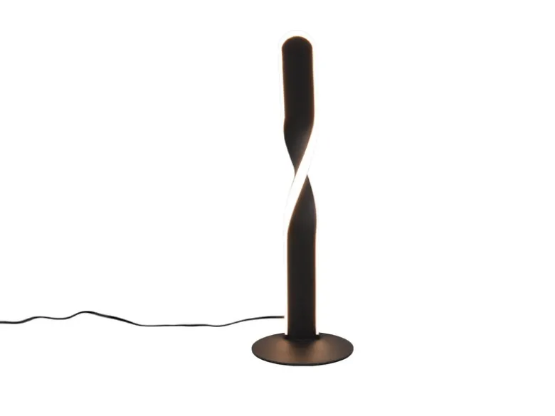 LED Tischlampe GINKO, Metall Schwarz, Höhe 40,5cm