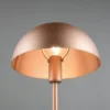 LED Tischleuchte aus Metall Coffee in Pilzform, Höhe 30cm