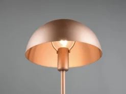 LED Tischleuchte aus Metall Coffee in Pilzform, Höhe 30cm