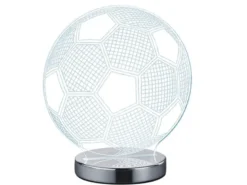 LED Tischleuchte BALL 3D Fußball Lichtfarbe einstellbar Höhe 22cm