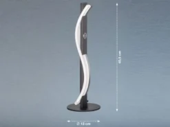 LED Tischleuchte BRIDGE Schwarz / Weiß dimmbar, Höhe 40cm