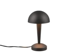LED Tischleuchte CANARIA aus Metall mit Touchfunktion Schwarz Gold, Höhe 26cm