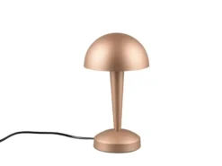 LED Tischleuchte CANARIA aus Metall mit Touchfunktion Coffee Gold, Höhe 26cm