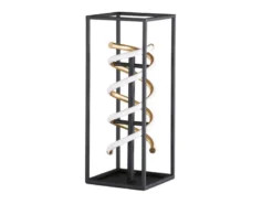 LED Tischleuchte GIAN Schwarz Gold dimmbar, Höhe 50cm