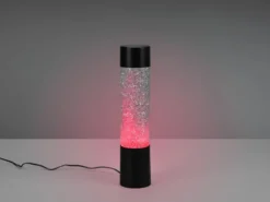 LED Tischleuchte GLITTER mit RGB Farbwechsel, Schwarz 34cm hoch