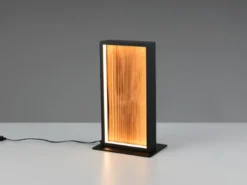 LED Tischleuchte KALEA aus Naturholz dimmbar, Höhe 30cm
