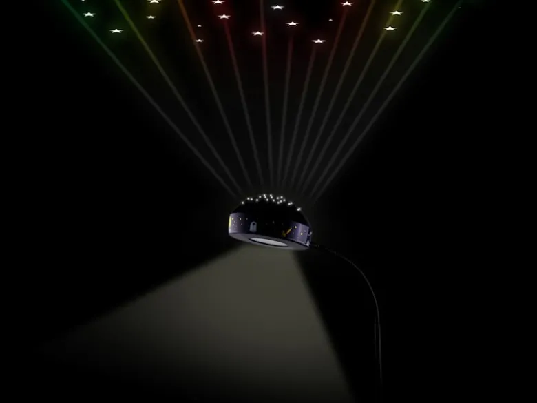 LED Tischleuchte Kleiner Prinz tolle Lichteffekte durch LED-Farbwechsler