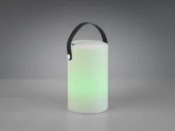 LED Tischleuchten 2er SET dimmbar mit Farbwechsler, Bluetooth Lautsprecher USB
