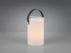 LED Tischleuchten 2er SET dimmbar mit Farbwechsler, Bluetooth Lautsprecher USB
