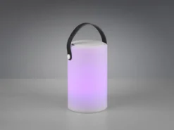 LED Tischleuchten 2er SET dimmbar mit Farbwechsler, Bluetooth Lautsprecher USB