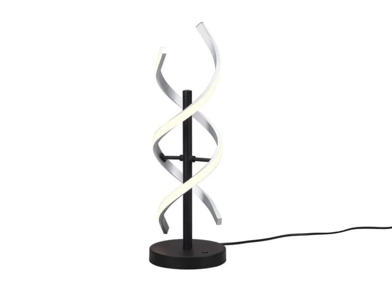 LED Tischleuchte SEQUENCE dimmbar Silber, Höhe 48cm