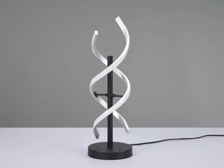 LED Tischleuchte SEQUENCE dimmbar Silber, Höhe 48cm