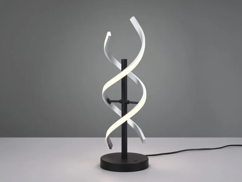 LED Tischleuchte SEQUENCE dimmbar Silber, Höhe 48cm