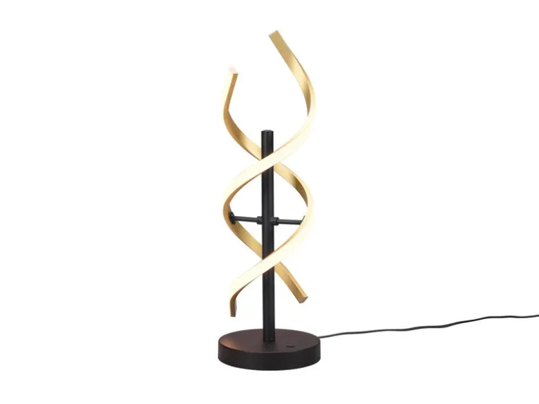 LED Tischleuchte SEQUENCE dimmbar Messing, Höhe 48cm