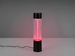 LED Tischleuchte TORNADO RGB Farbwechsel, Schwarz 34cm hoch