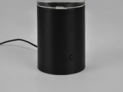 LED Tischleuchte TORNADO RGB Farbwechsel, Schwarz 34cm hoch