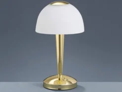LED Tischleuchte VENTURA Messing 3-fach dimmbar, Höhe 29cm