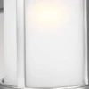 LED Ultra Wetter & Salzluft resistente Außen Laterne, Silber Höhe 33cm