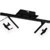 LED Wand- & Deckenstrahler in Schwarz / Weiß, Spots geteilt, Breite 36cm