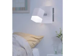 LED Wand- & Deckenstrahler ROUBAIX Weiß matt, Breite 10cm