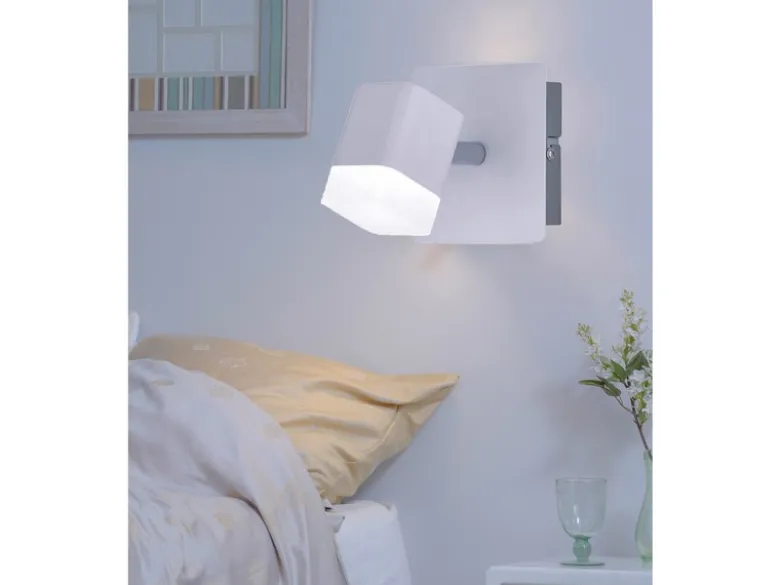 LED Wand- & Deckenstrahler ROUBAIX Weiß matt, Breite 10cm