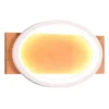 LED Wandleuchte BARCA dimmbar mit Naturholz & Metall Weiß, Breite 38cm