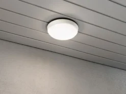 LED Wandleuchte / Deckenleuchte CESENA, Aluminium weiß, 10 Watt, 900 Lumen