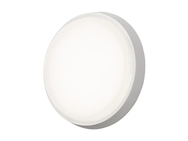 LED Wandleuchte / Deckenleuchte CESENA, Aluminium weiß, 10 Watt, 900 Lumen
