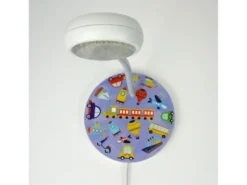 LED Wandleuchte für Kinderzimmer mit Fahrzeug-Motiven, Flexarm, Höhe 20cm
