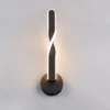 LED Wandleuchte GINKO für innen modern mit Schalter, Schwarz, Höhe 45cm