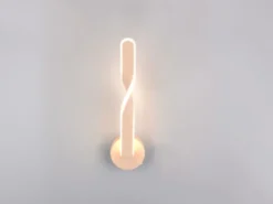 LED Wandleuchte GINKO für innen modern mit Schalter, Beige, Höhe 45cm