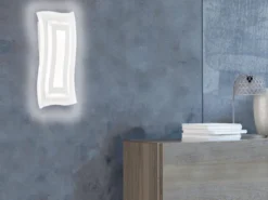 LED Wandleuchte GORDEN mit Schalter, dimmbar & Tageslicht, Höhe 43cm