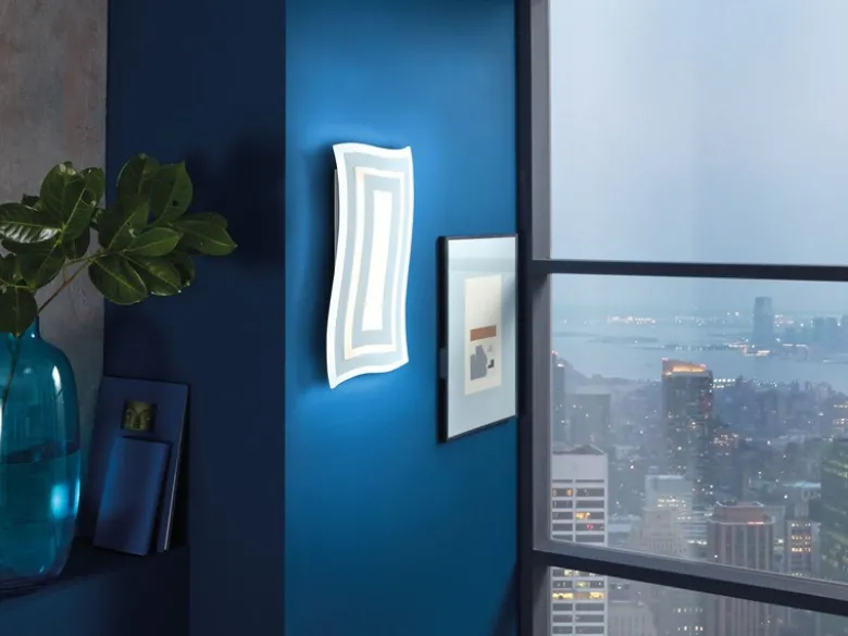 LED Wandleuchte GORDEN mit Schalter, dimmbar & Tageslicht, Höhe 43cm