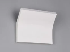 LED Wandleuchte, indirekte Beleuchtung aus Gips bemalbar, Breite 24cm