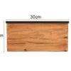 LED Wandleuchte KALEA aus Naturholz flach & dimmbar, Breite 30cm