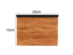 LED Wandleuchte KALEA aus Naturholz flach & dimmbar, Breite 20cm
