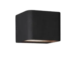 LED Wandleuchte MELVIN Up and Down Light Schwarz in 3 Stufen dimmbar
