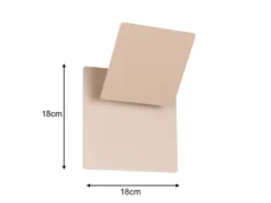 LED Wandleuchte MIO Beige verstellbar für indirekte Beleuchtung, Höhe 18cm